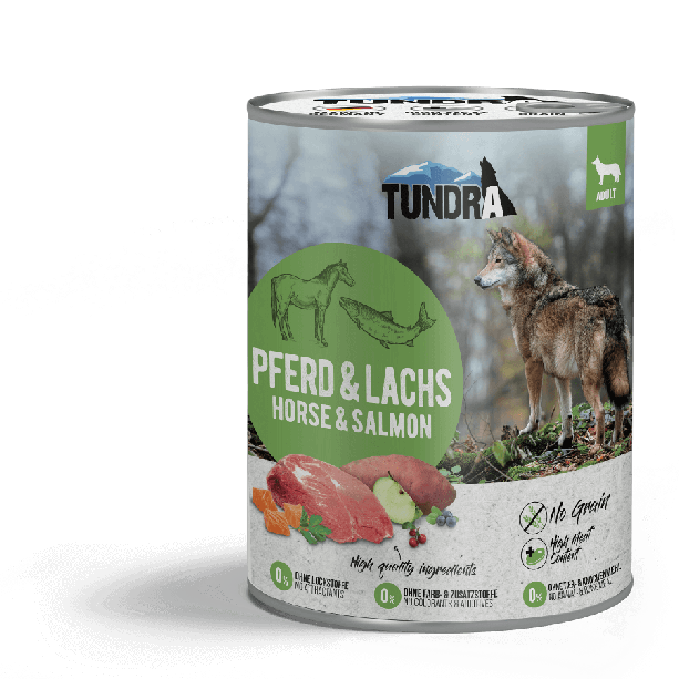 TUNDRA DOG ADULT - за кучета в зряла възраст, Конско и Сьомга , консерва 800г main product photo