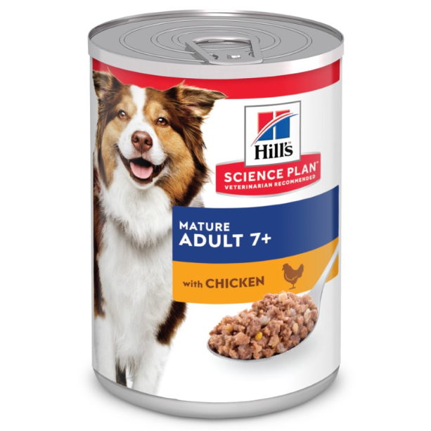 Hill's SP Canine Mature Chicken - за кучета от всички породи над 7г., Пиле, консерва 370г main product photo