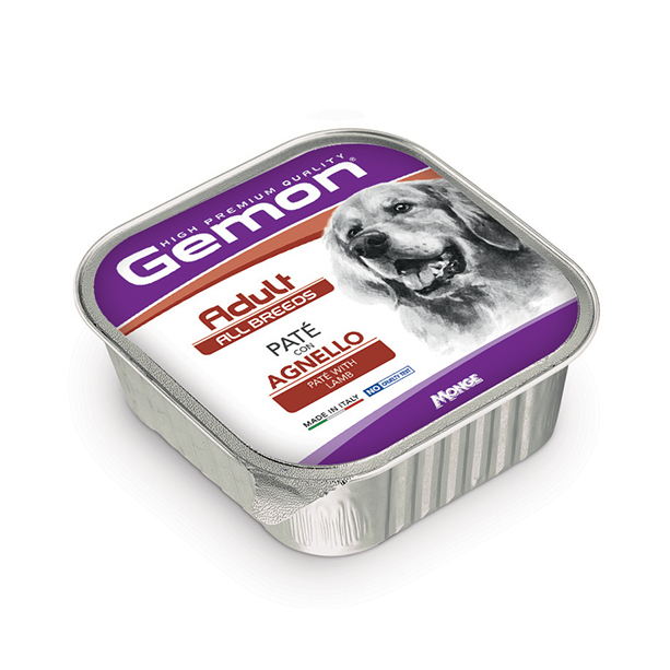 GEMON DOG ADULT LAMB – пастет за кучета в зряла възраст, с Агнешко, терин 150г main product photo
