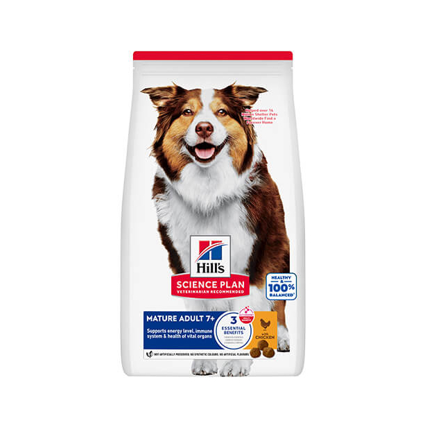 Hill's SP Canine Mature Medium Chicken - за кучета до 25кг на възраст над 7г., Пиле 14кг main product photo