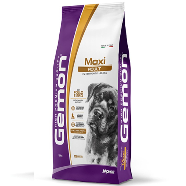 GEMON Maxi adult chicken&rice- за кучета в зряла възраст от едрите породи с пиле и ориз, 15кг. main product photo