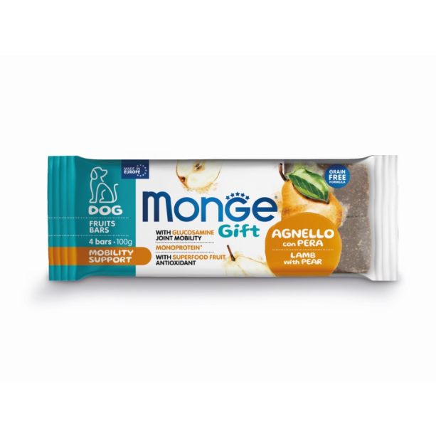Monge Fruit Bar Mobility support - агнешко с круша /за грижа за ставите/, 100гр. main product photo
