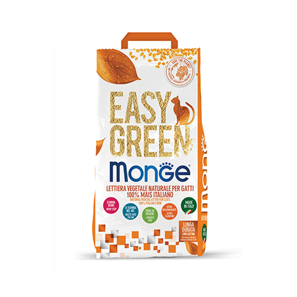 Easy Green Monge - котешка тоалетна 100% царевица, 10л. main product photo