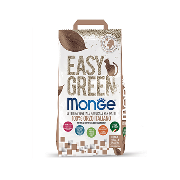 Easy Green Monge - котешка тоалетна 100% ечемик, 10л. main product photo