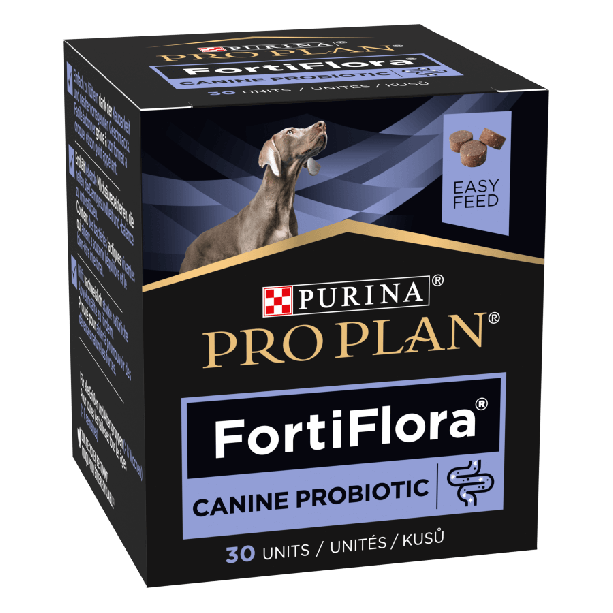 PURINA PRO PLAN FORTIFLORA - за кучета, хранителна добавка за чревно здраве, дъвчащи таблетки 30бр. main product photo