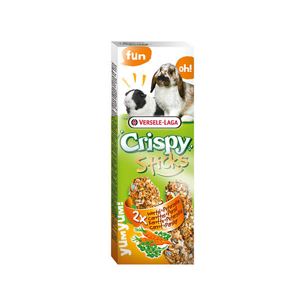 Versele Laga Sticks Carrot & Parsley - стик за зайци и морски свинчета с моркови и магданоз, 110g main product photo