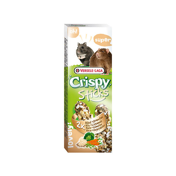 Versele Laga Sticks Hamsters-Rat Rice & Vegetables - стик хамстери и плъхчета ориз и зеленчуци, 110g main product photo