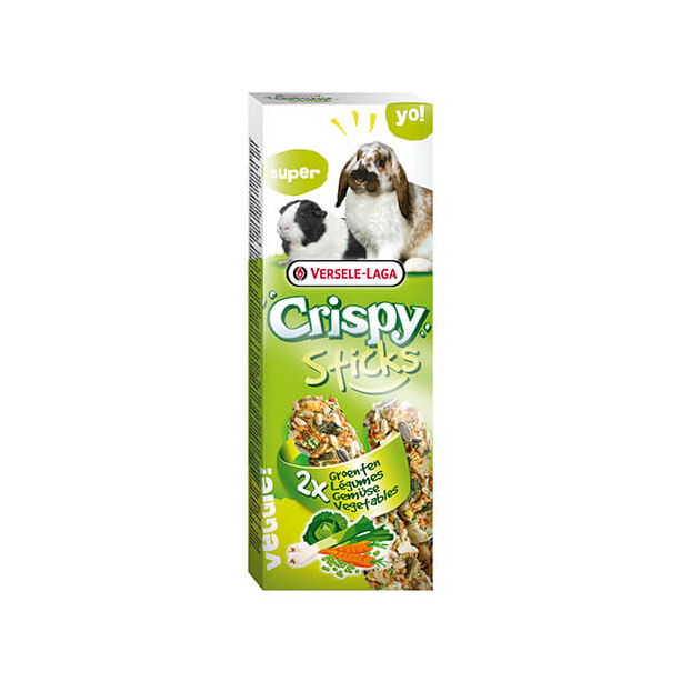 Versele Laga Sticks Rabbits-Guinea Pigs Vegetables - стик за зайци морски свинчета, зеленчуци, 110g main product photo