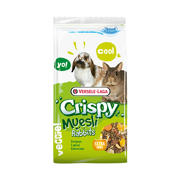 Versele Laga Crispy Muesli - Rabbits (Cuni Crispy) - пълноценна храна за декоративни зайци, 2,75kg main product photo