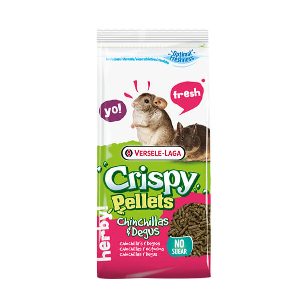 Versele Laga Crispy Pellets - Chinchillas & Degus - гранулирана храна за чинчила и дегу 1 kg main product photo
