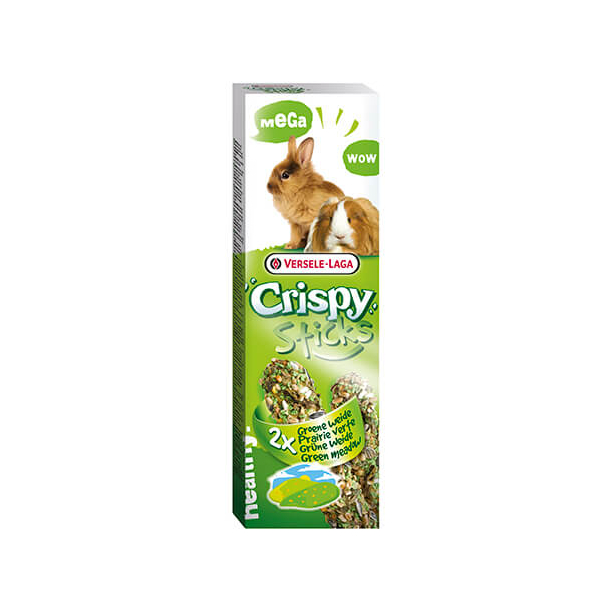 Versele Laga Mega Sticks Green meadow - мега стик за зайци и морски свинчета зелена ливада, 140g main product photo