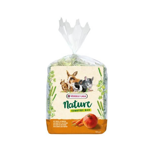 Versele Laga Timothy Hay carrot & pumpkinСено тимоти, обогатено с моркови и тиква 500g main product photo