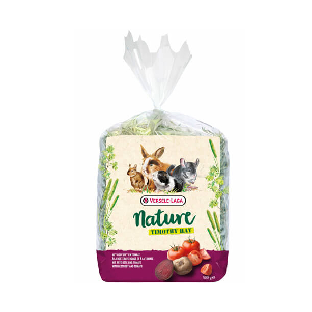 Versele Laga Timothy Hay beetroot & tomato-сено тимоти, обогатено с цвекло и домат 500g main product photo