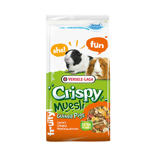Versele Laga Crispy Muesli - Guinea Pigs (Cavia Crispy) - пълноценна храна за морски свинчета 400g main product photo