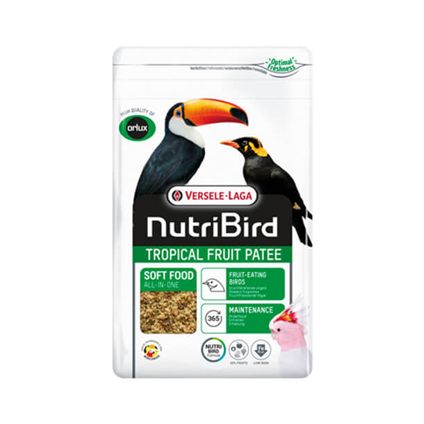 Versele Laga Tropical Fruit Patee - пълноценна храна за Мейна и др.големи плодоядни птици, 1kg main product photo