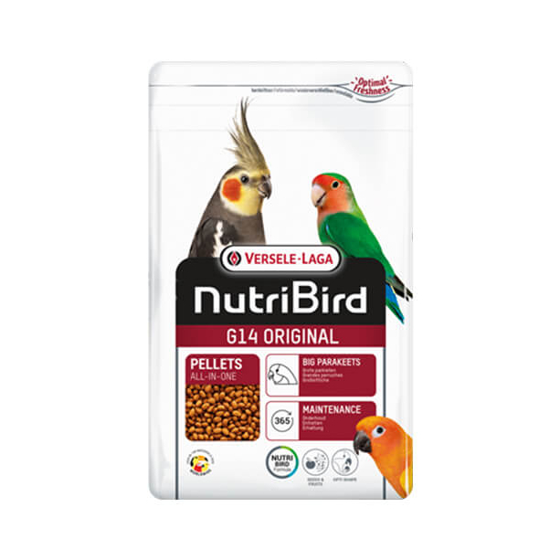 Versele Laga NUTRIBIRD G14 Original - пълноценна екструдирана храна за средни папагали 1kg main product photo