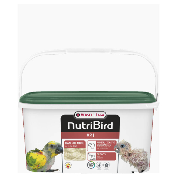 Versele Laga NUTRIBIRD A21 for baby birds - за ръчно хранене на средни и големи папгали 3kg main product photo