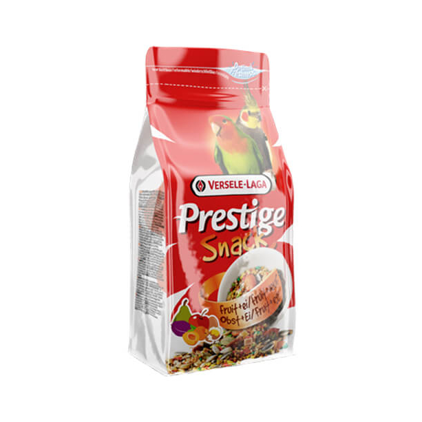 Versele Laga Prestige Snack Parakeets - допълваща храна за средни папагали с плодове и яйца, 125g main product photo