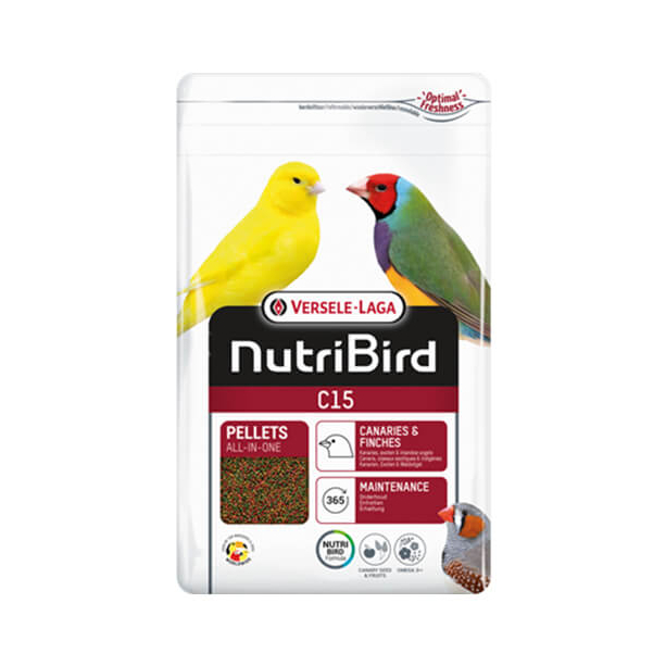 Versele Laga NUTRIBIRD C15 - поддържаща храна за канари и финки 1kg main product photo