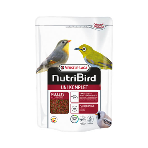 Versele Laga NUTRIBIRD UNI - екструдирана храна за дребни насекомоядни и плодоядни птици, 1kg main product photo