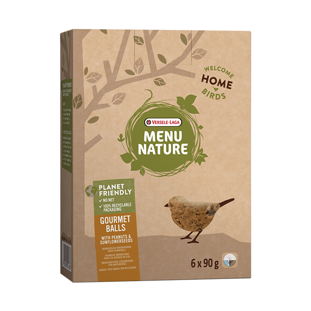 Versele Laga Menu Nature Gourmet balls - топки със стафиди и овесени ядки, диви птици 540g main product photo