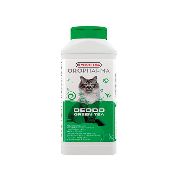 Versele Laga Deodo Green tea - дезодорант на прах за котешка тоалетна с аромат на зелен чай, 750g main product photo