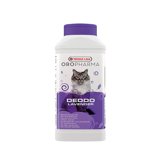 Versele Laga Deodo Lavender - дезодорант на прах за котешка тоалетна с аромат на лавандула, 750g main product photo