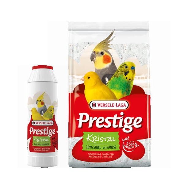Versele Laga Shell Sand Kristal Box - пясък за птици с мидени черупки и семена от анасон 2kg main product photo