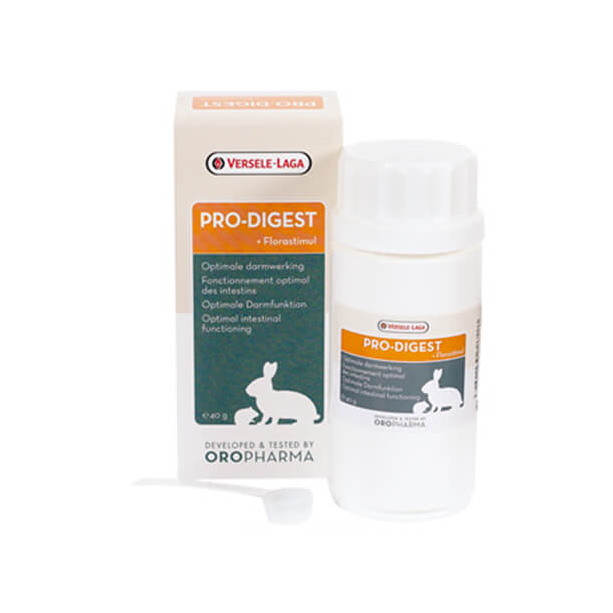 Versele Laga Pro-Digest - водоразтворима добавка за зайци, добра чревна флора 40g main product photo