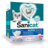 SANICAT ACTIVE WHITE LOTUS котешка тоалетна - висококачествен бял бентонит, аромат лотус, 10л