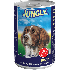 JUNGLE DOG - хапки в сос за израснали кучета с Пиле, консерва 1.240 кг