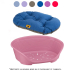FERPLAST SIESTA DELUXE 4 - пластмасово легло с дюшек за кучета и котки - розово 61.5х45х21 cм