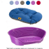 FERPLAST SIESTA DELUXE 8 - пластмасово легло с дюшек за кучета и котки - лилаво 82х59.5x25 см